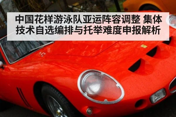 中国花样游泳队亚运阵容调整 集体技术自选编排与托举难度申报解析